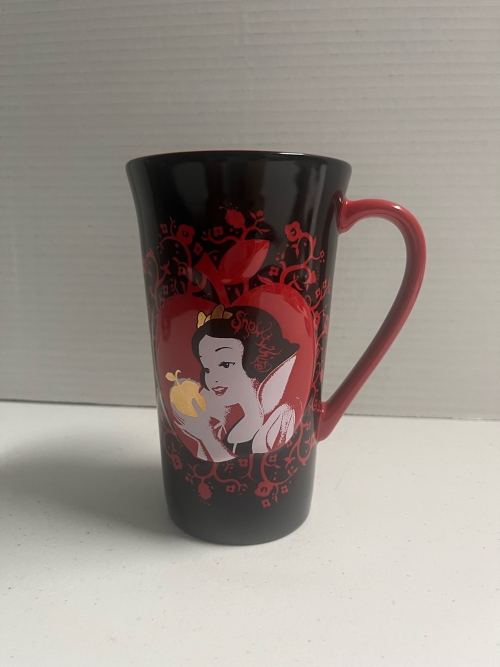 Disney Snow White Black and Red Ceramic Character Mug